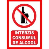 Placuta de interzicere consumul de alcool